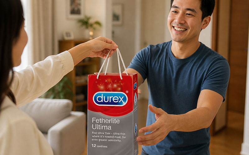 Bao cao su Durex Fetherlite Ultima siêu mỏng 12 chiếc thoải mái dễ chịu